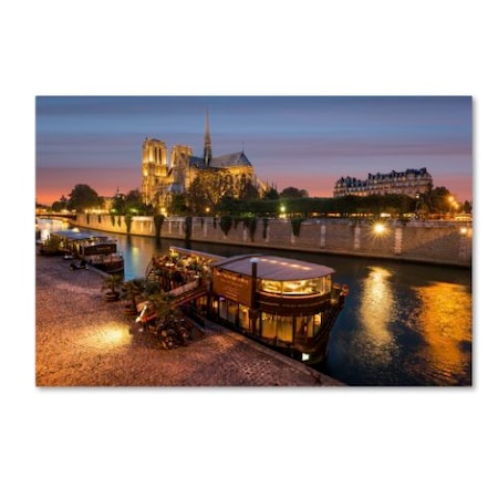 Mathieu Rivrin 'Notre Dame De Paris In Colors' Canvas Art,12x19